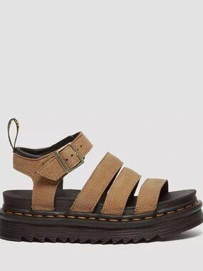 NWOT - Dr Marten Blaire Nubuck Platform Sandals - Size 9* (see note!)